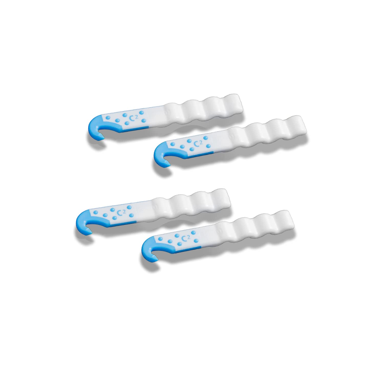 Clenchy Aligner Seaters 4-pack – front view with dual-sided design