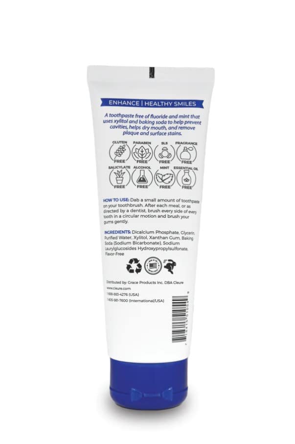 No fluoride toothpaste formula is SLS-free and mint-free