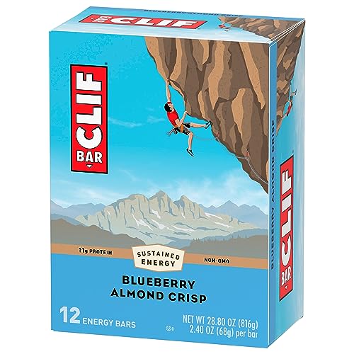 CLIF Bar Blueberry Almond Crisp produced in LEED-certified bakeries using renewable energy.