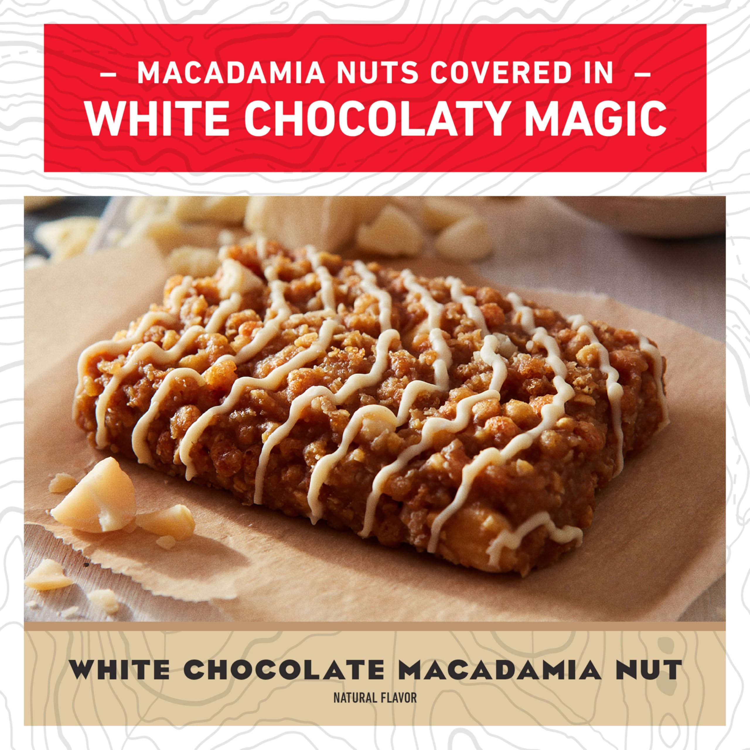 CLIF BAR White Chocolate Macadamia Nut ingredients list