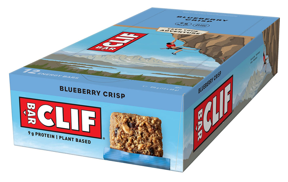 Blueberry Crisp Clif Bar packaging 12x2.4oz