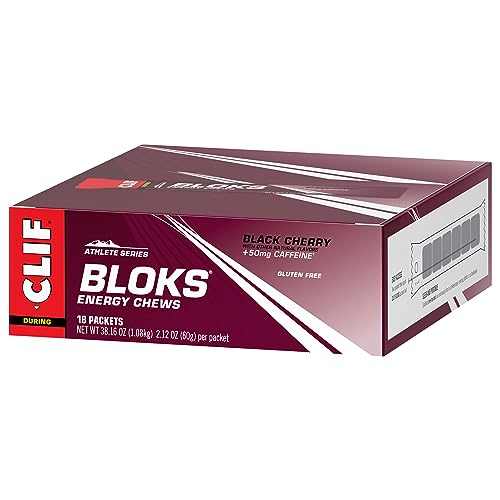 Athlete enjoying CLIF BLOKS chews mid-run