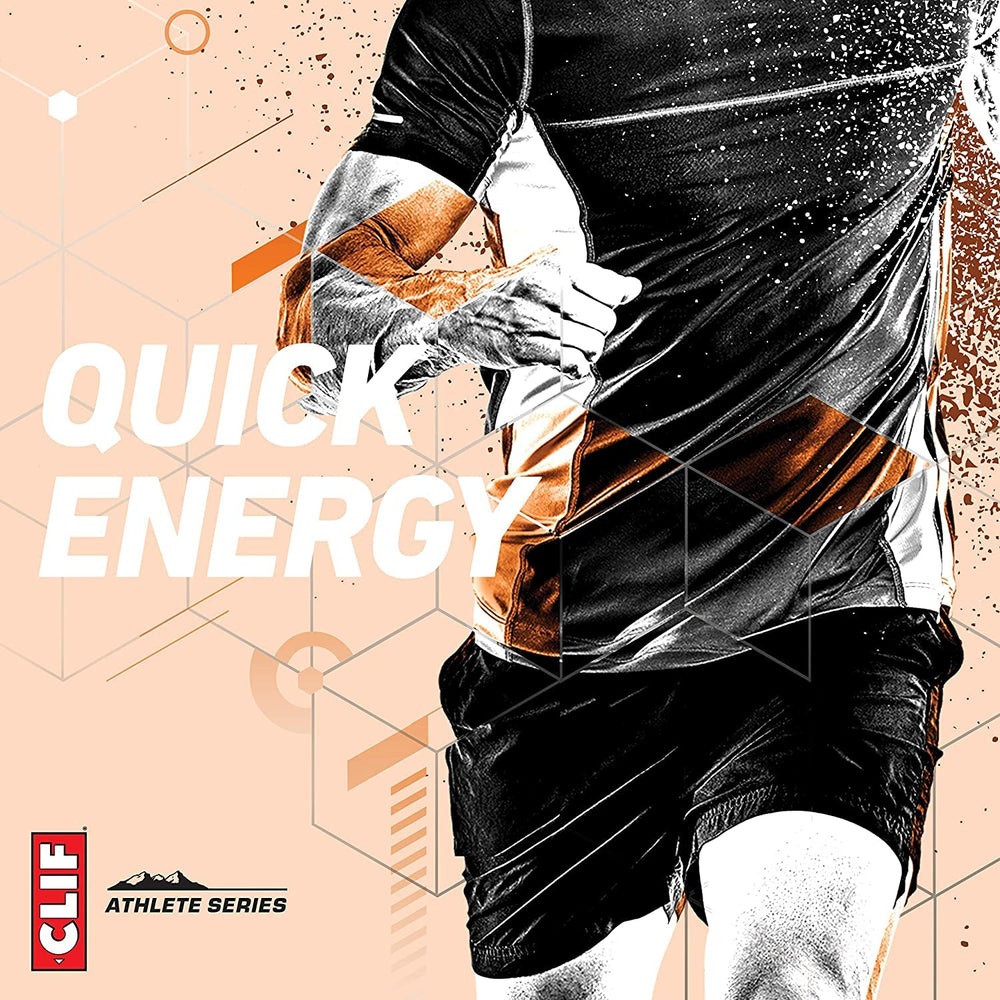 CLIF BLOKS Orange packaging label
