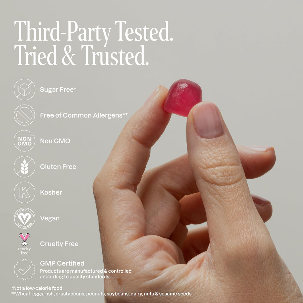 30-day supply infographic showing one gummy per day