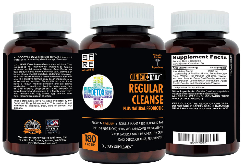 Bentonite clay detox illustration