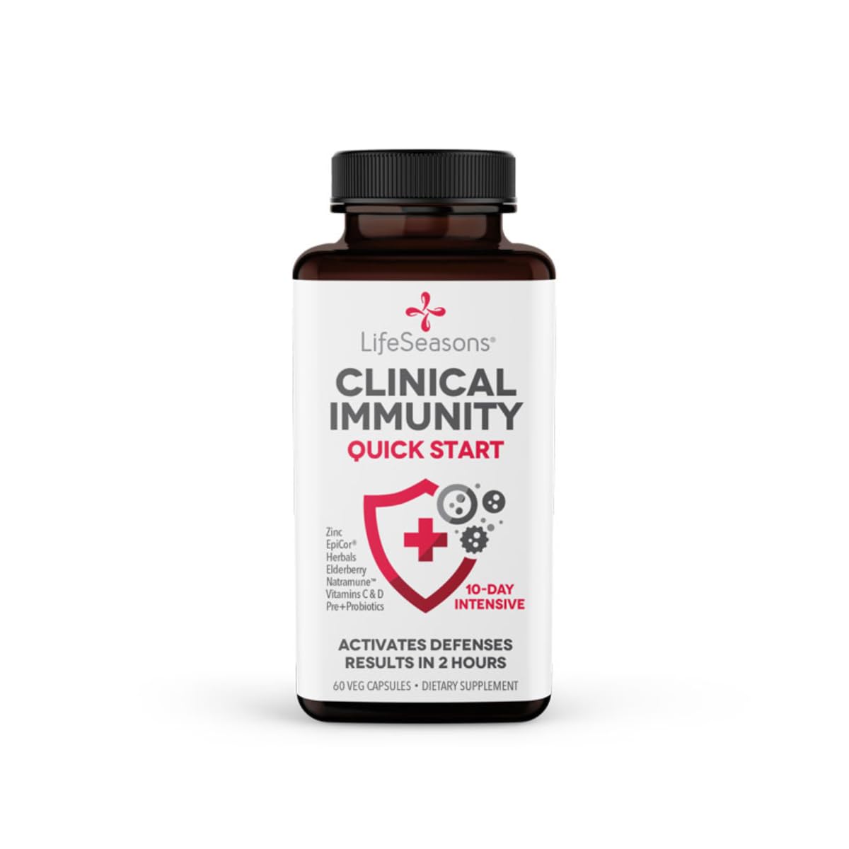 Bottle of Clinical Immunity Quick-Start with label