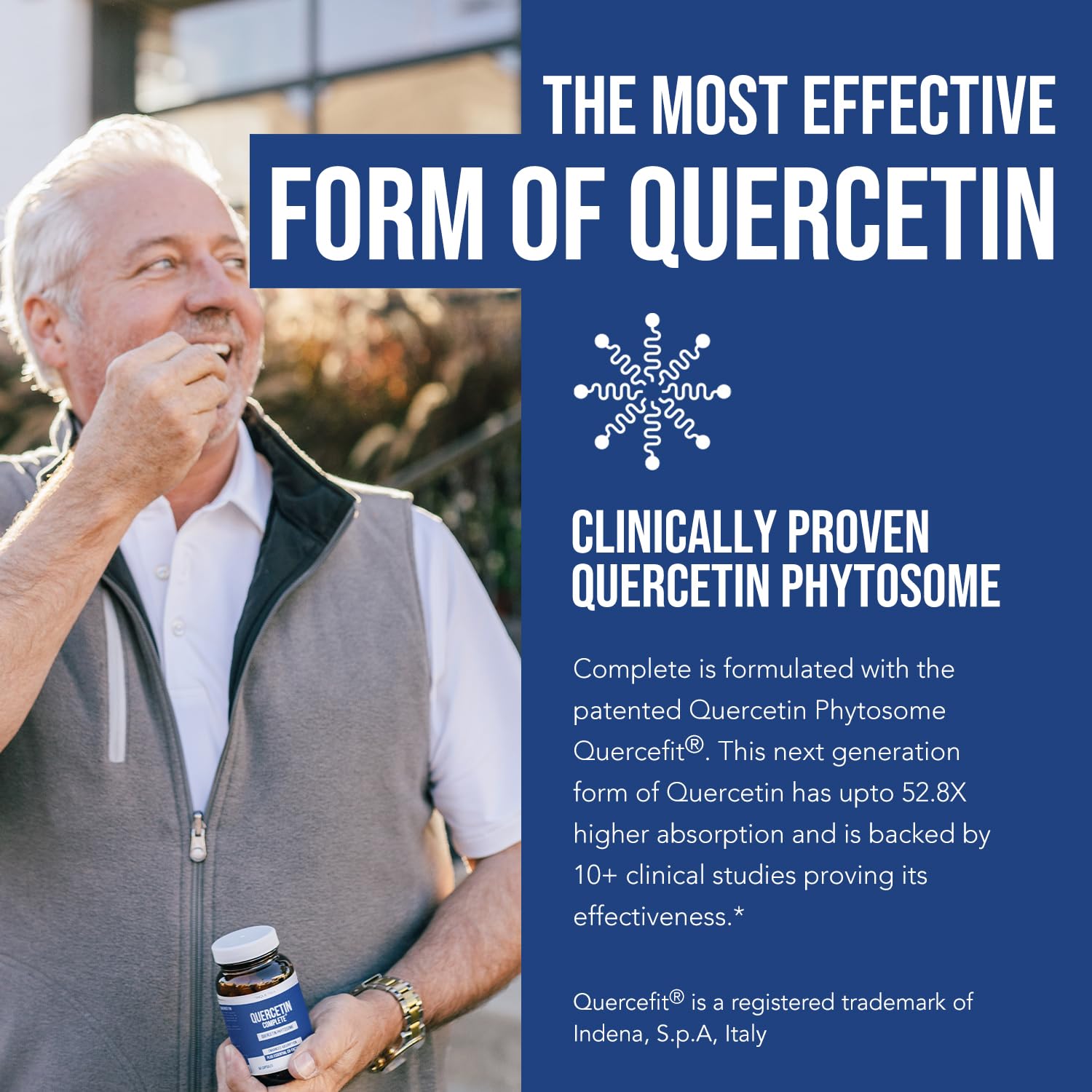 Clinical studies showing health benefits of Quercetin Phytosome