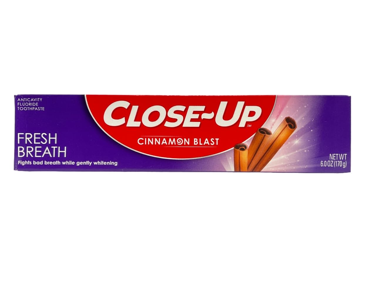 Close-Up Cinnamon Toothpaste tube with red gel