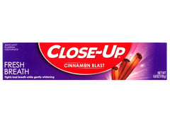 Close-Up Cinnamon Toothpaste packaging and 6 oz tubes - image 2