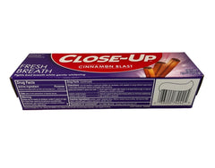 Close-Up toothpaste tubes with red gel showing action and freshness - 4 oz each, pack of 5