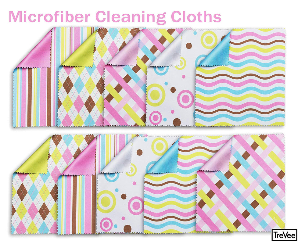 Product image: 10-pack microfiber cleaning cloths in packaging