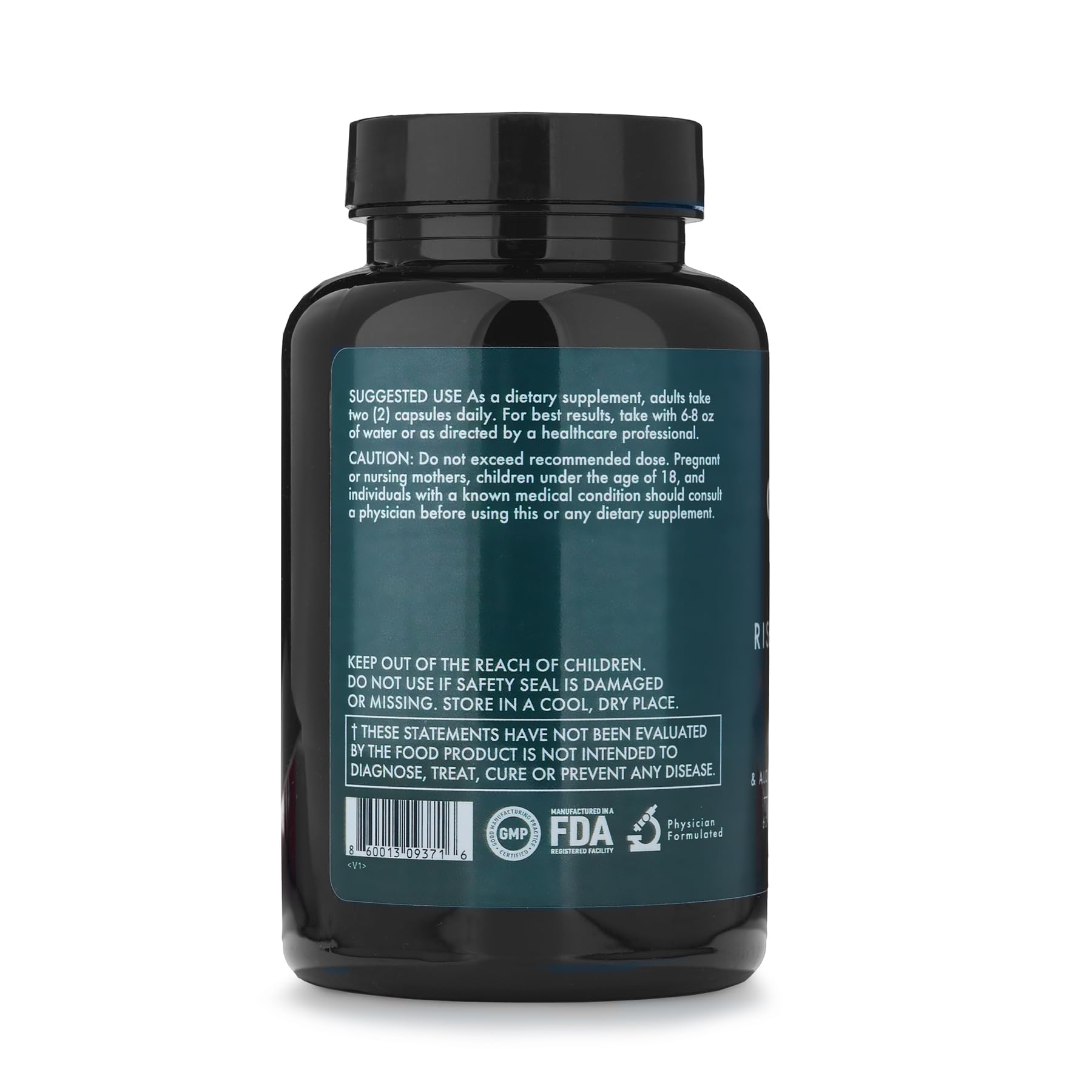 Side view of Cloud9 Rise & Unwind AM bottle