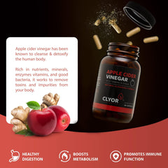 CLYOR single capsule close-up revealing smooth texture and easy-to-swallow design benefit