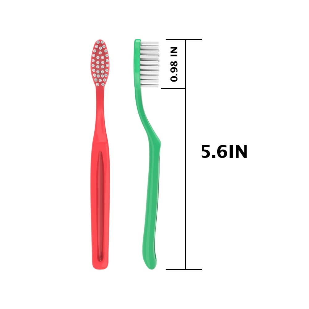 Degradable paper bag packaging for each toothbrush