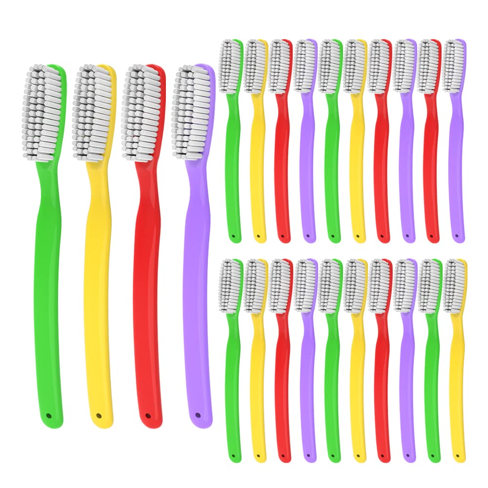 Clypolly hard toothbrush with stiff bristles