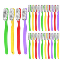 Clypolly hard toothbrush with stiff bristles