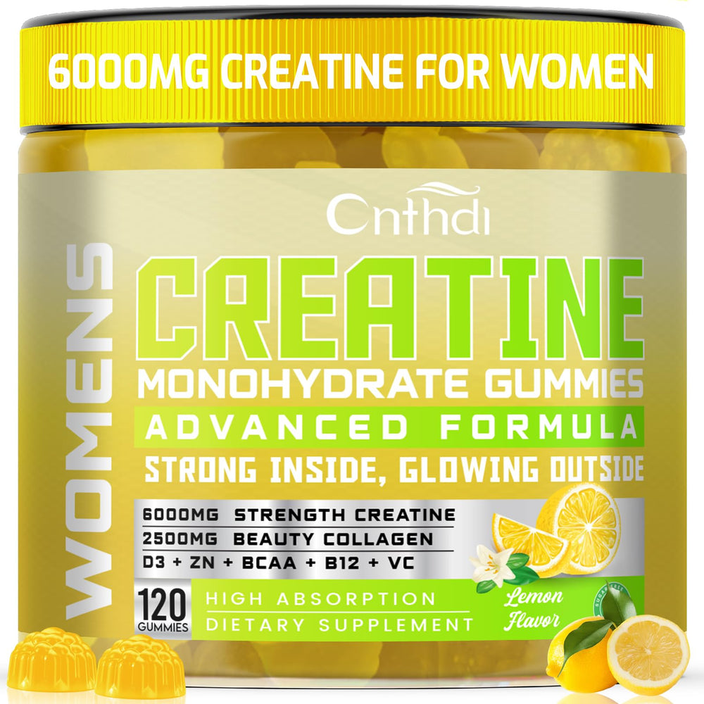 CNFHDI Creatine Gummies 6000MG bottle label