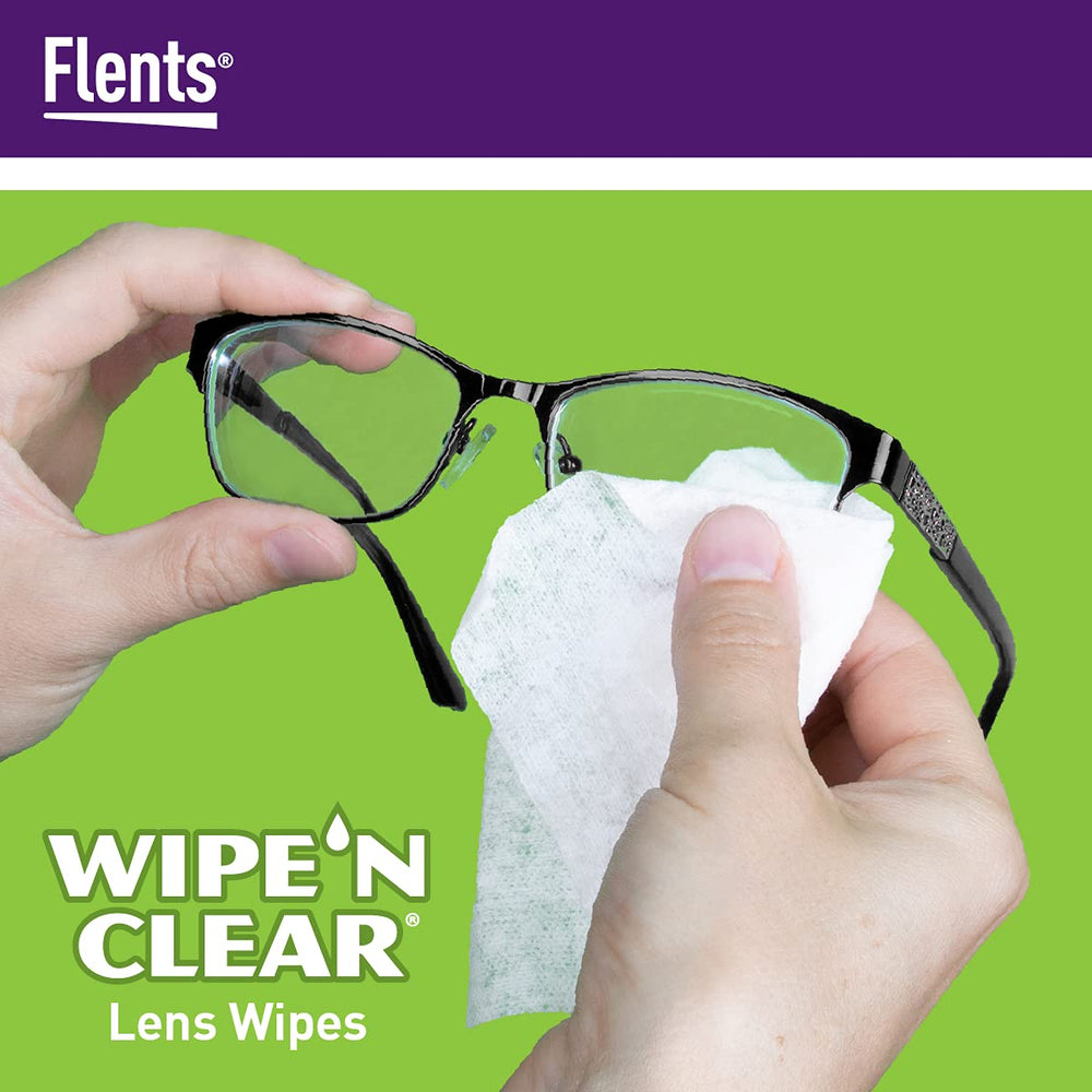 Wipes safe for coated lenses including anti-reflective and polarized coatings