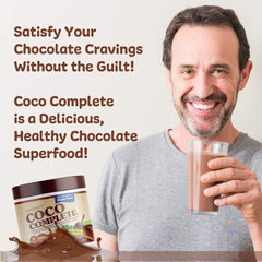 Highlight of green tea extract and resveratrol ingredients in Coco Complete
