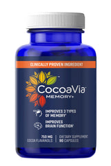 Bottle of CocoaVia Memory+ Memory and Brain Supplement