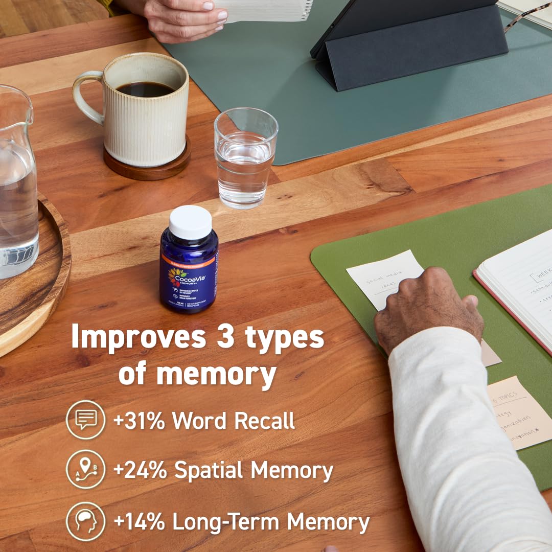 Ingredients: cocoa flavanols and vegan capsules