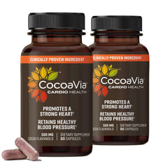 CocoaVia Cardio Health Supplement bottle - front view