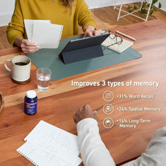 Gluten-free capsules packaging for CocoaVia Memory+.