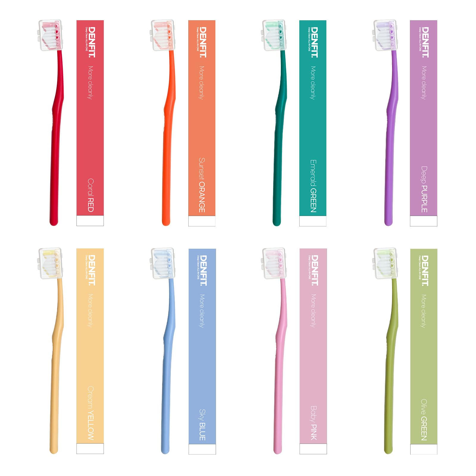 COCOBURI extra soft toothbrush pack with individual covers