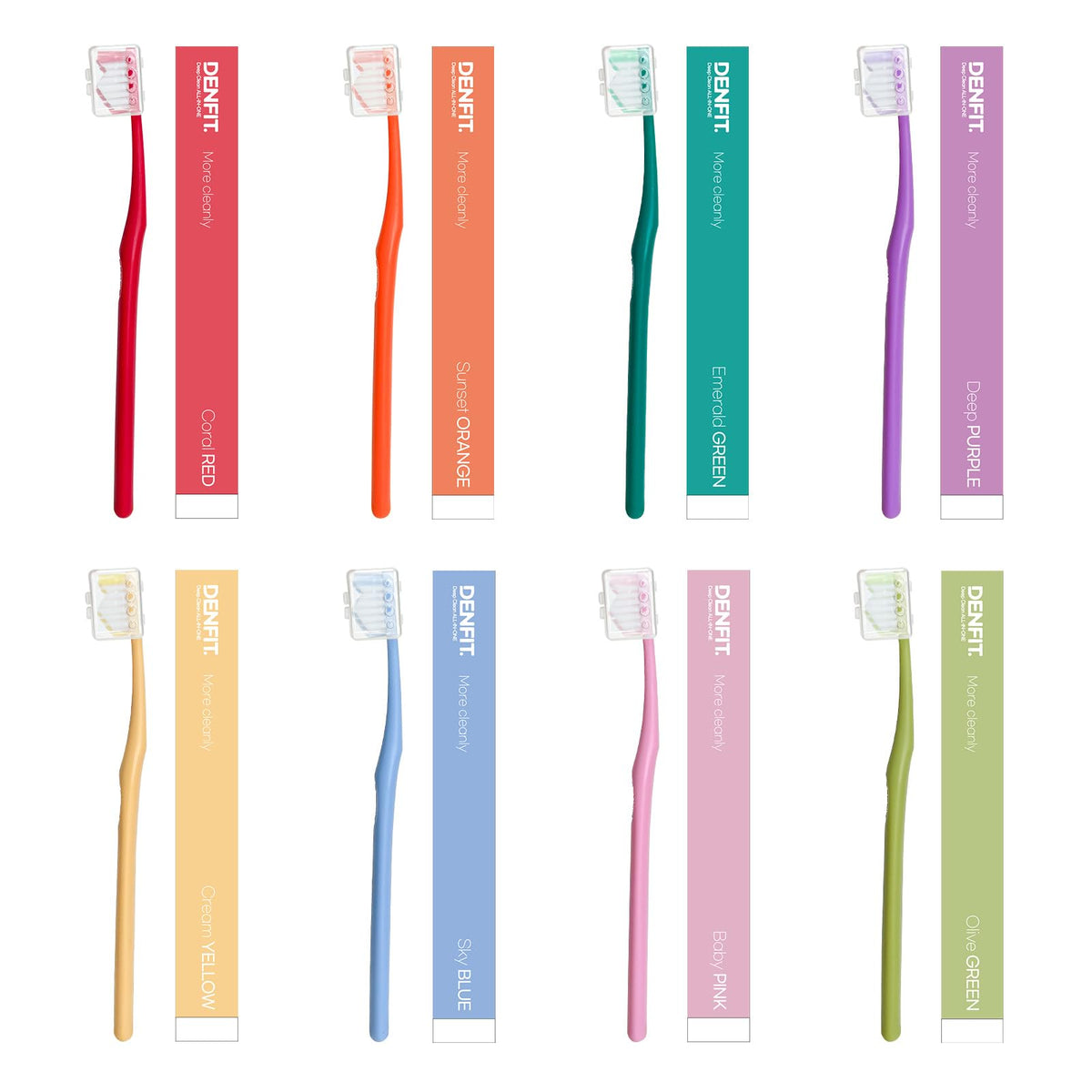 COCOBURI extra soft toothbrush pack with individual covers
