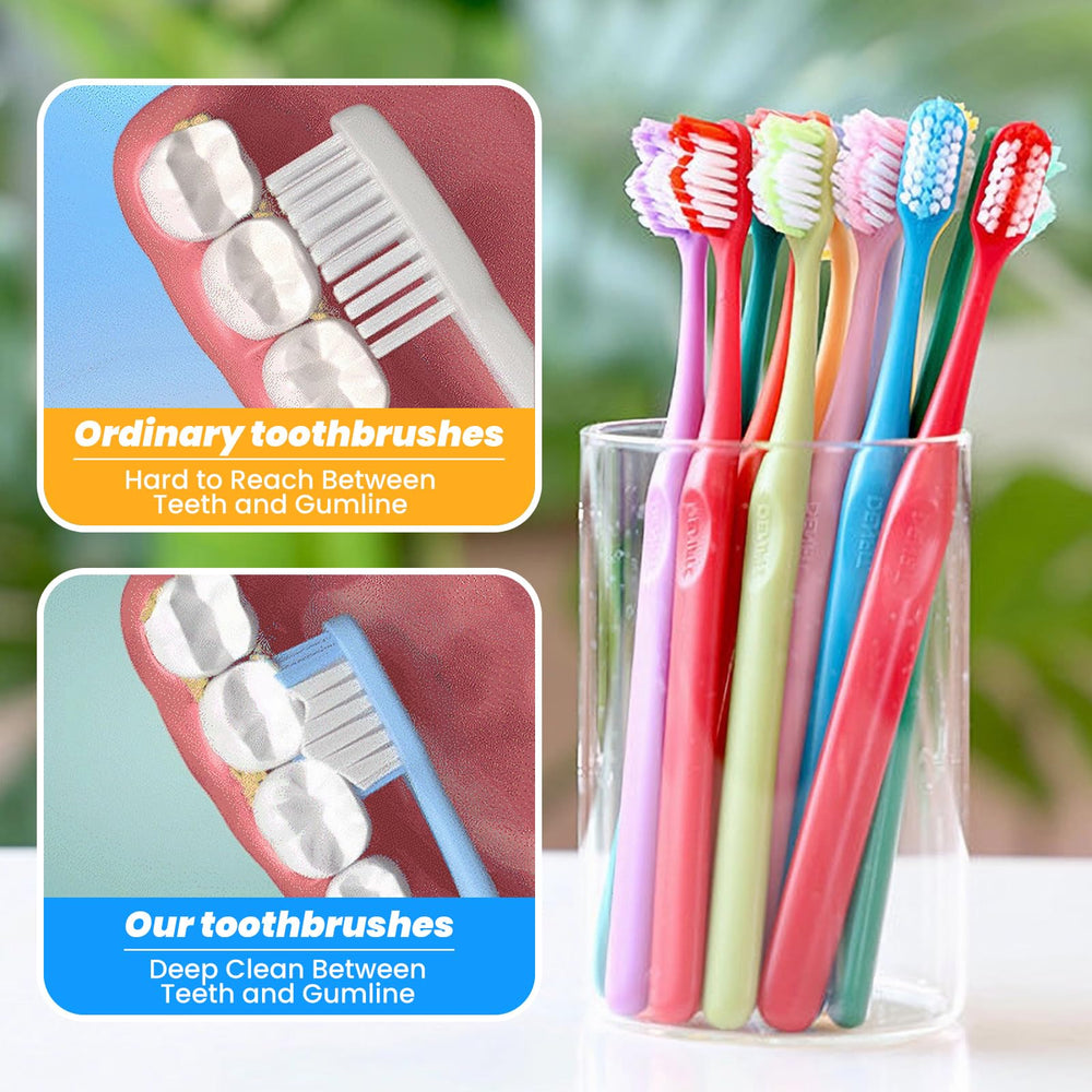 BPA-free and latex-free safety toothbrushes