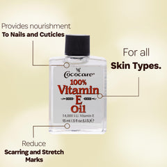 Vitamin E oil applied to skin for moisture and anti-aging benefits