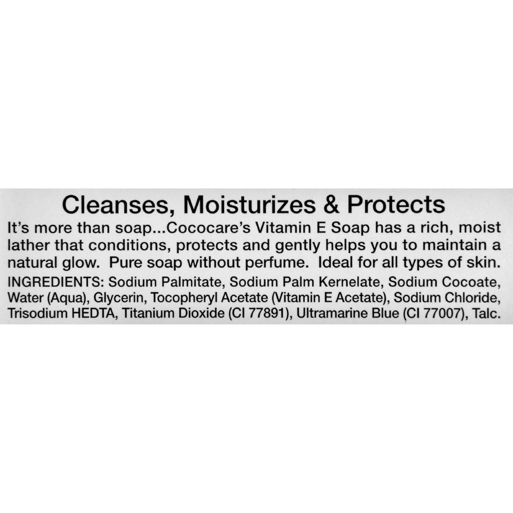 Close-up of Cococare Vitamin E Soap lather