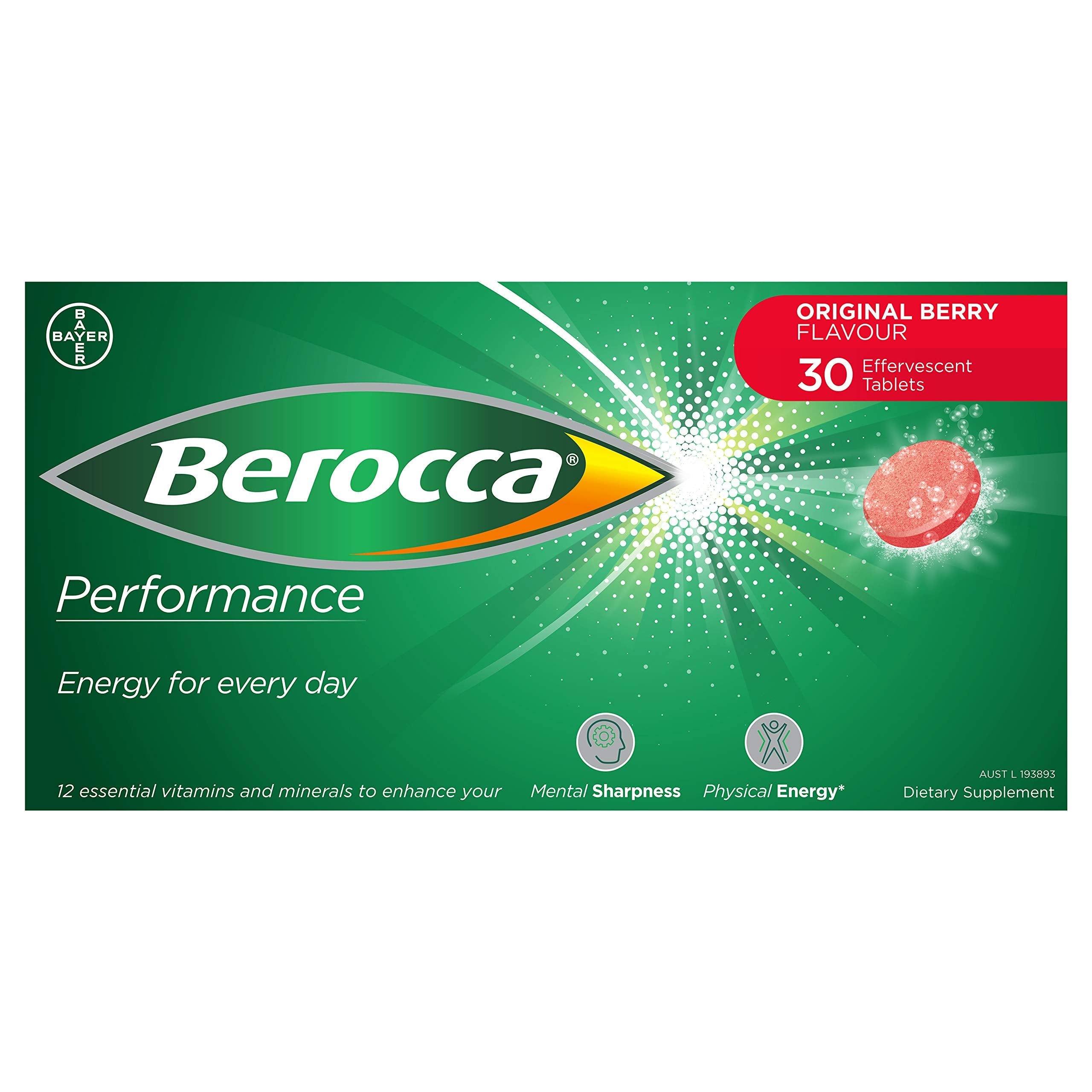 CoCoCherry Berocca performance tablets pack for convenient daily hydration.