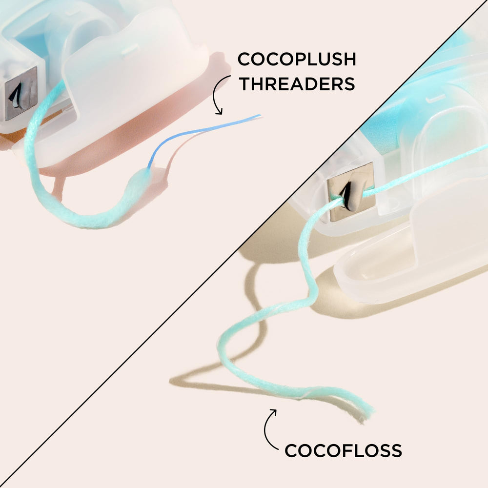 30 pre-measured CocoPlush Threaders strands on a single spool
