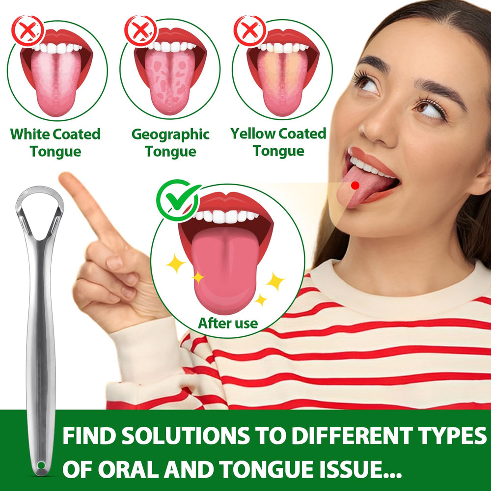 Healthy teeth and gums illustration with natural ingredients
