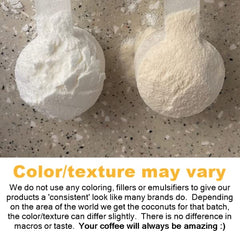 Coconut source origin for MCT powder