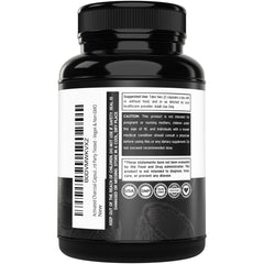 Charcoal capsules derived from coconut shells, 520mg each
