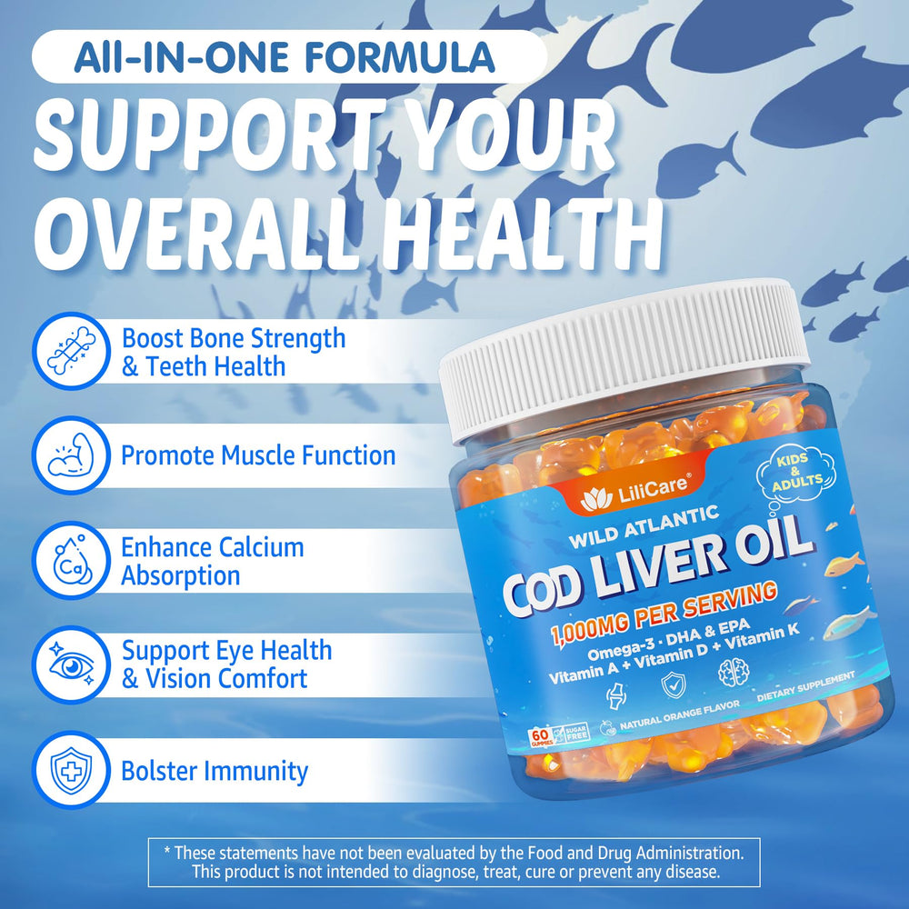 Kids and adults taking Cod Liver Oil Gummies