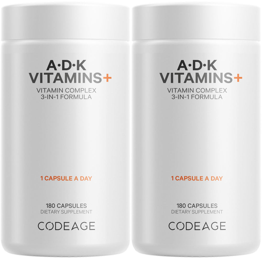 Codeage ADK Vitamins supplement bottle – front view