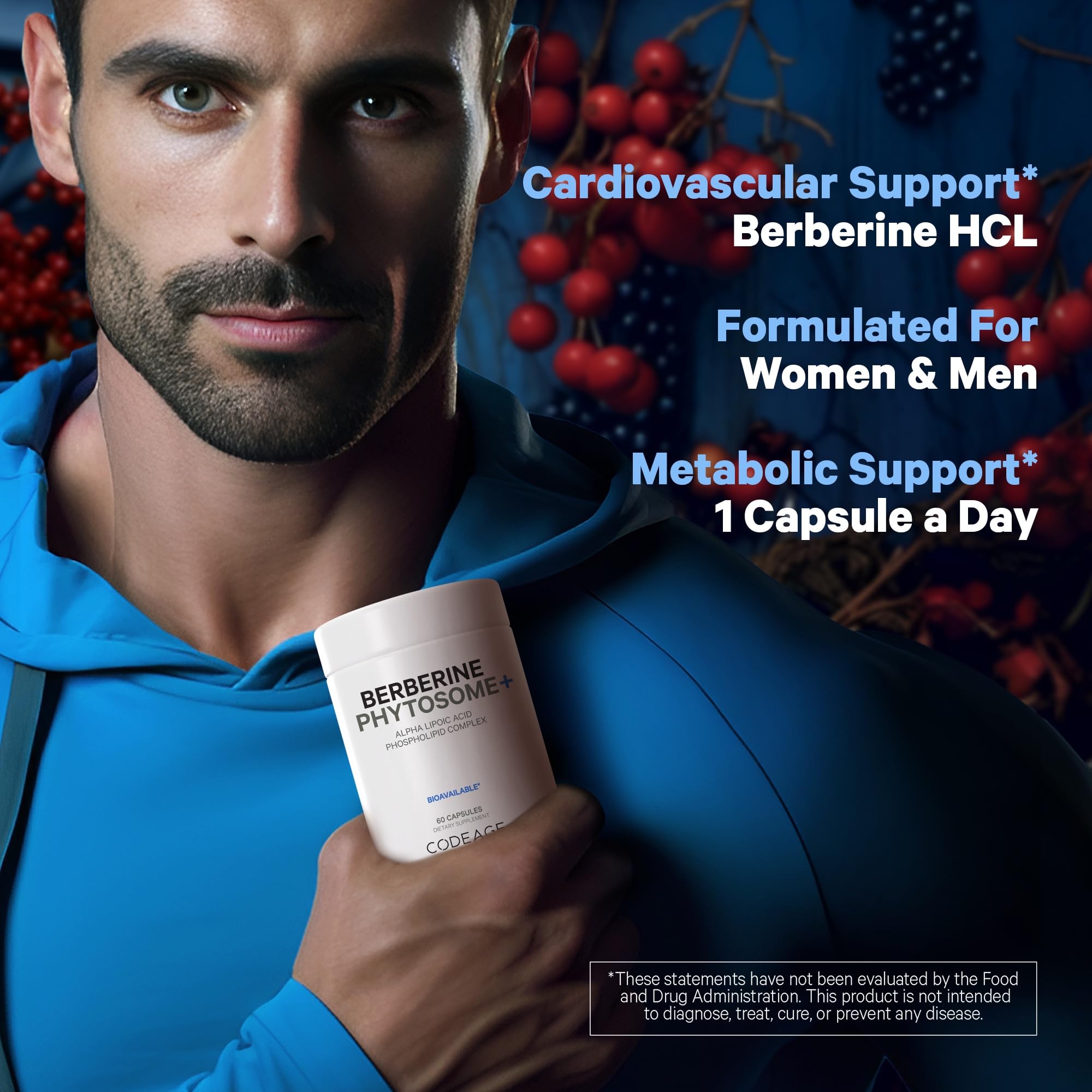 Open bottle with capsules visible