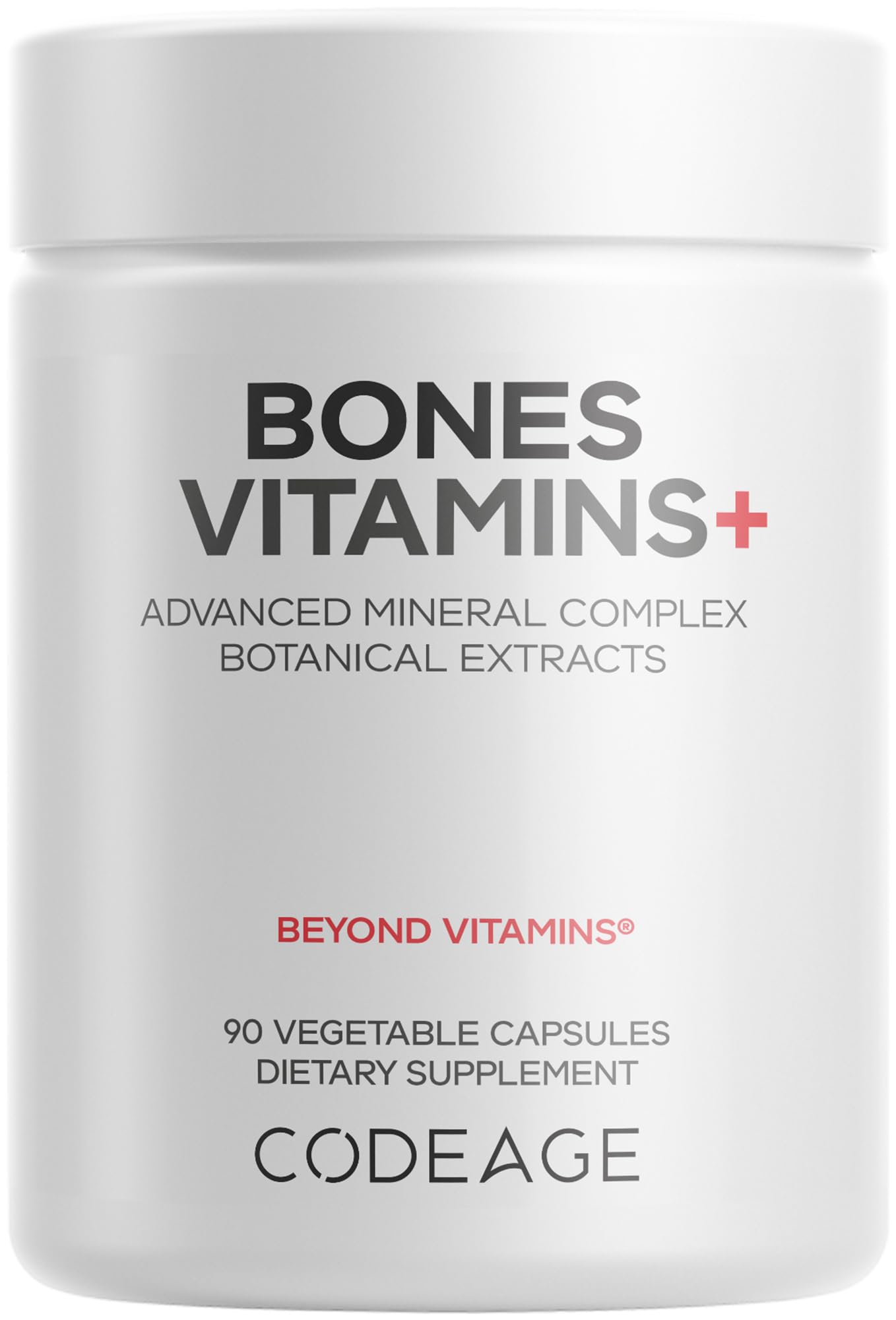 Bottle of Codeage Bones Vitamins+ 90 capsules