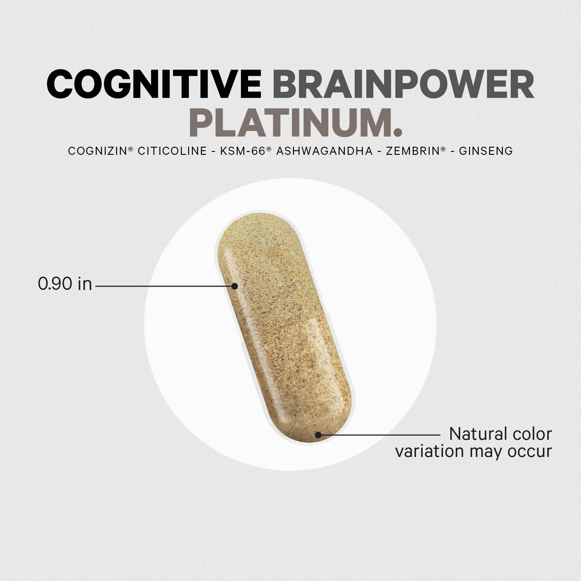 Vegan, non-GMO Codeage Cognitive Brainpower Platinum – dairy-free, soy-free, gluten-free