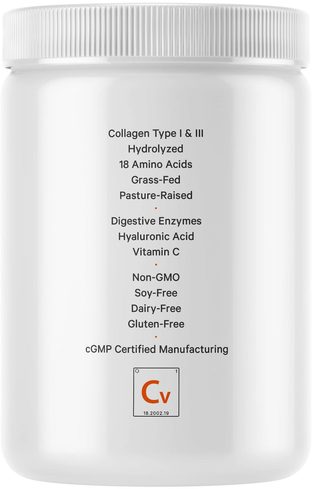Made in USA cGMP facility seal on product packaging