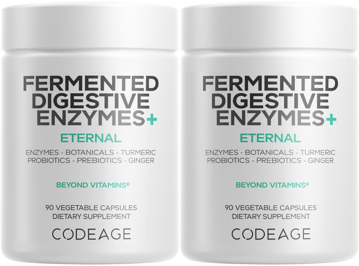 Codeage Fermented Digestive Enzymes bottle front view