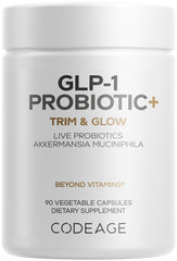 Codeage GLP-1 Probiotic+ bottle with label