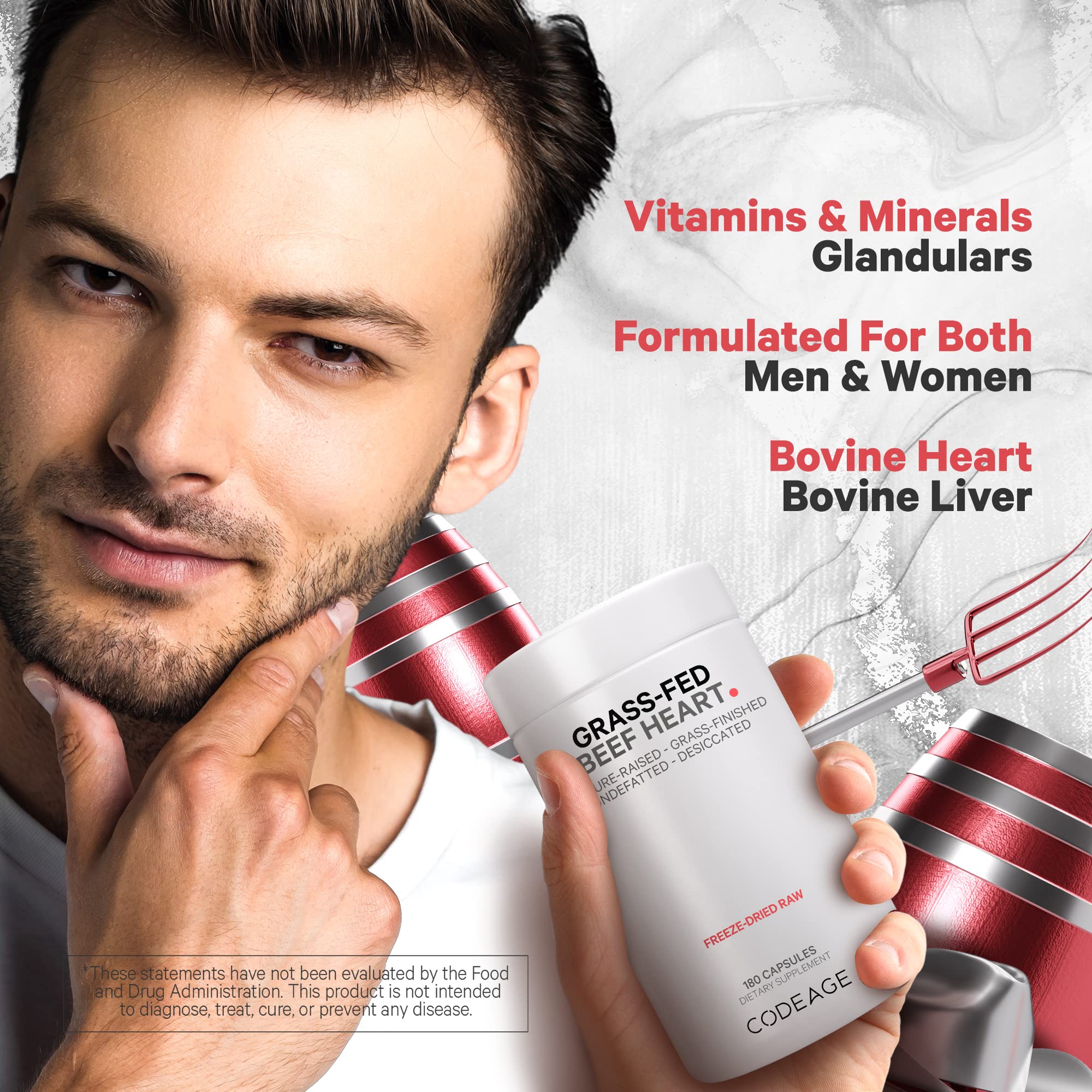 Close-up of the product label detailing ingredients and certifications