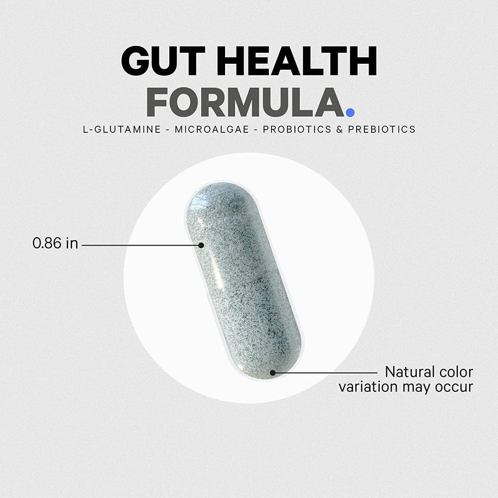 Complete gut health formula with probiotics, prebiotics and minerals