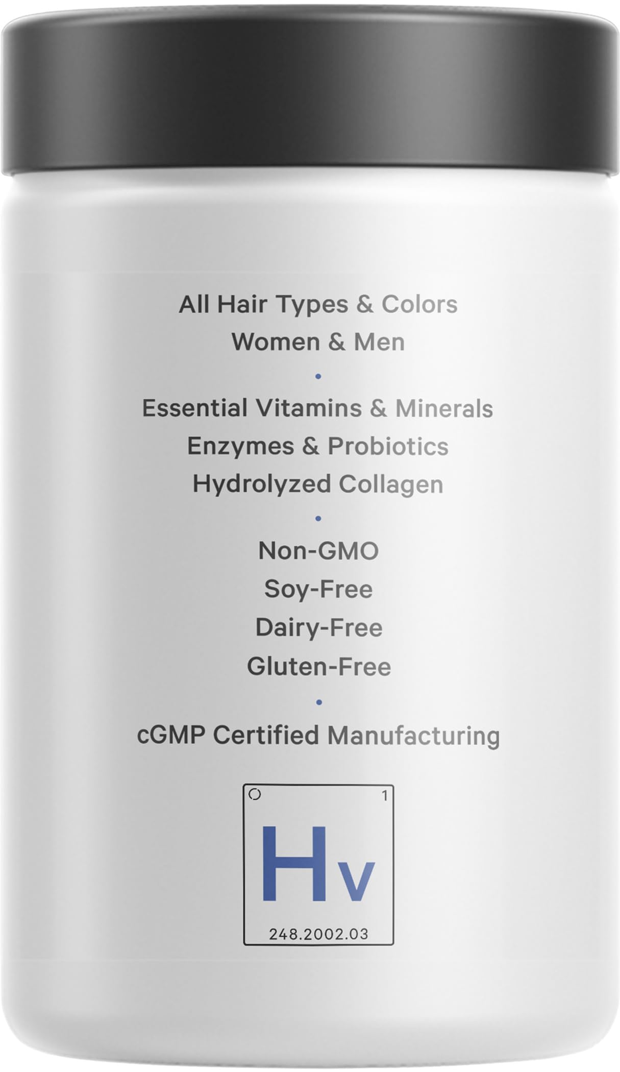 Two-pack bottle set of Codeage Hair Vitamins