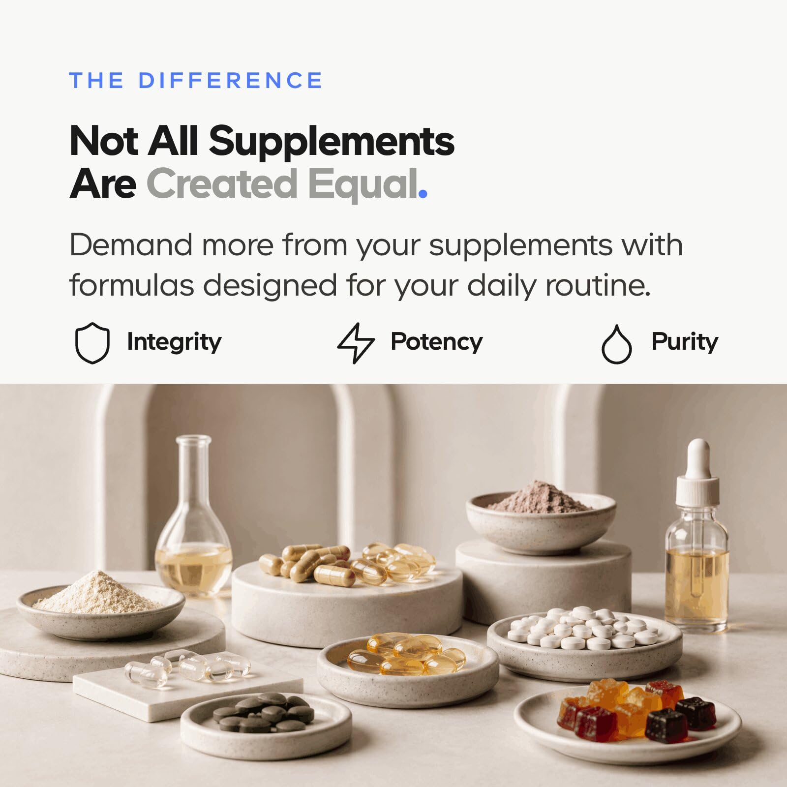 Codeage ingredients display highlighting 5‑MTHF and CoQ10 phytosome