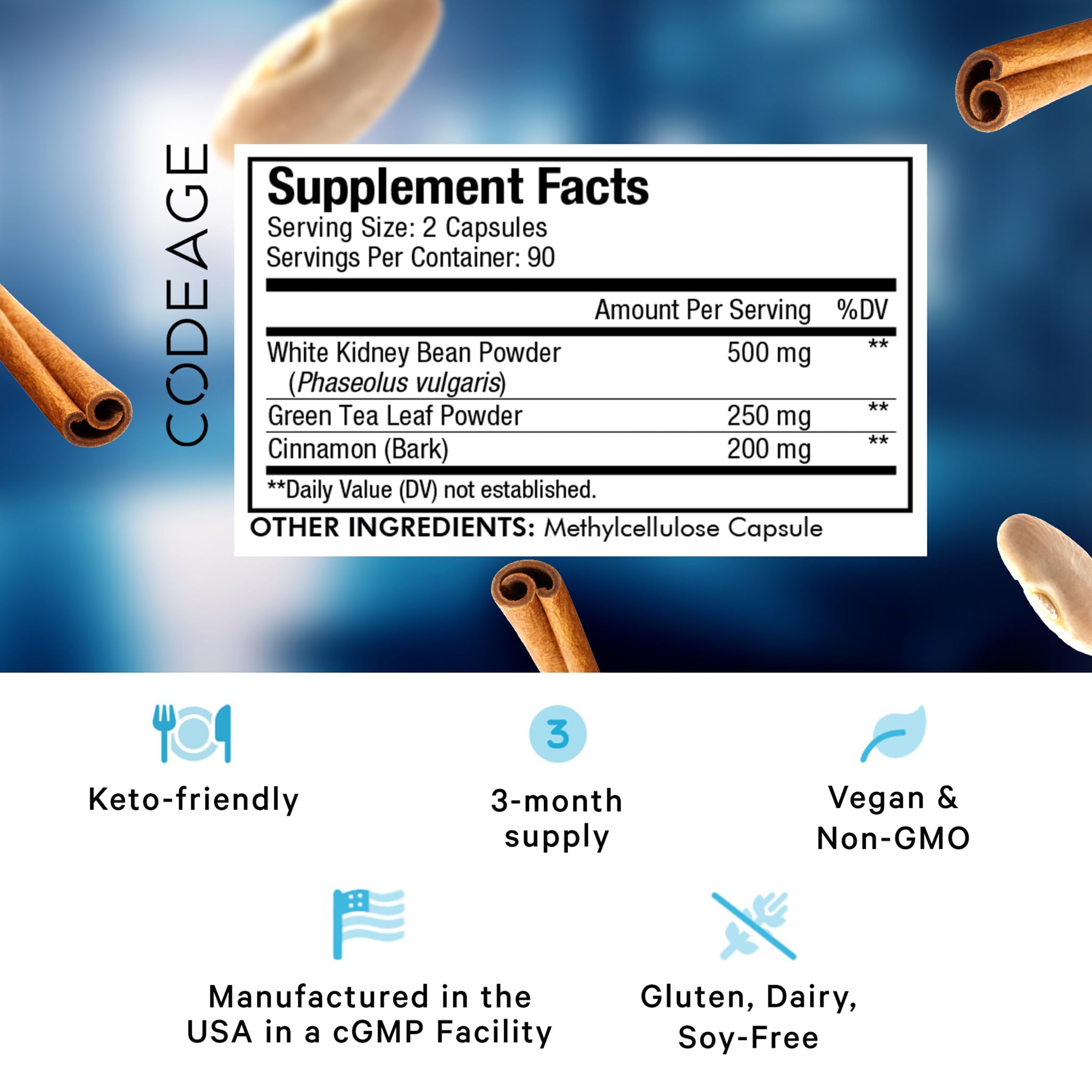 Keto Carb Focus capsules in bottle